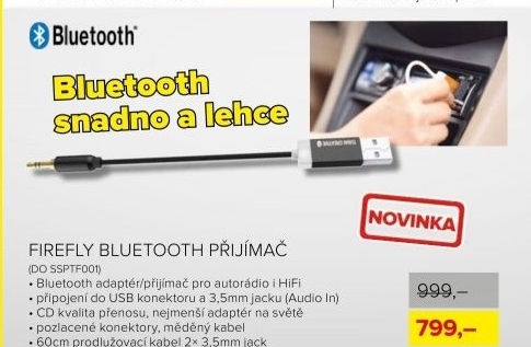 Bluetooth přijímač Firefly