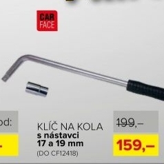Klíč na kola 17-19 mm