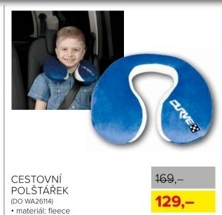 Cestovní polštářek Curve