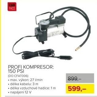 Profi Kompresor CarFace, 150 PSI