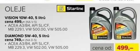 Motorový olej Starline 10W-40, 5 l