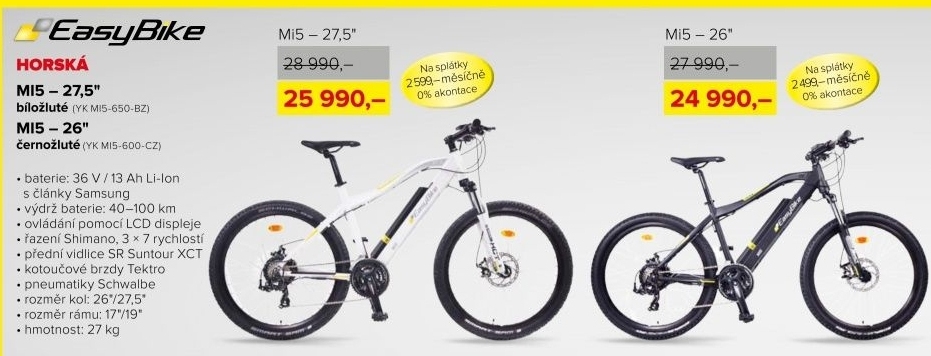 Elektrokolo EASYBIKE MI5 26