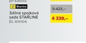 3-dílná spojková sada Starline