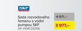 Sada rozvodového řemenu s vodní pumpou SKF