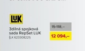 3-dílná spojková sada RepSet LUK