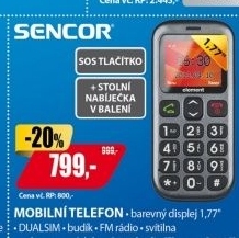 Element P001S TelefonSENCOR