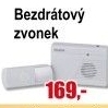 Zvonek bezdrátový EDISON M36 bateriový, dosah 100m