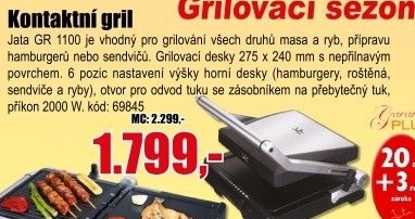 Gril JATA GR 1100