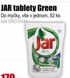 JAR kapsle 52 ks Green