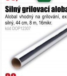 Alobal grilovací silný 44cm, 8m, 16mikr.