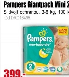 Plenky Pampers Giantpack Mini 2 100 ks 3-6 kg