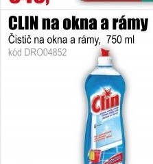 CLIN na okna a rámy 750ml