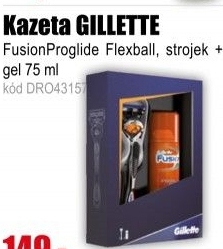 Kazeta GILLETTE Fusion Proglide Flexball /strojek + gel 75 ml/