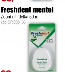 Nit zubní Freshdent mentol 50 m