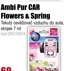 Ambi Pur CAR Fresh Escapes strojek 7 ml