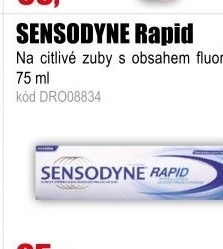 Zubní pasta SENSODYNE Rapid 75 ml citlivé zuby