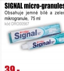 Zubní pasta SIGNAL micro-granules 75ml