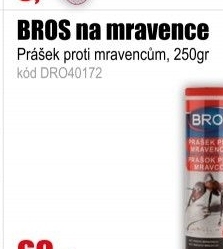 BROS prášek proti mravencům 250g