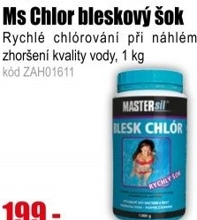 Ms Chlor bleskový šok 1 kg