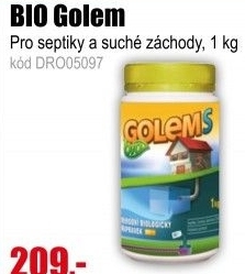 BIO Golem S na septiky a jímky 1 kg
