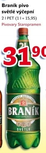 Pivo světlé výčepní 10° Braník