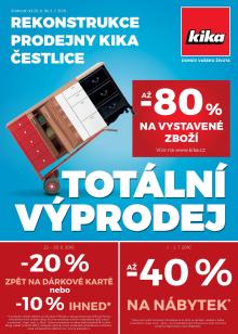 akční leták Kika nábytek 20.6.2016-3.7.2016