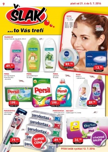 akční leták Šlak drogerie 21.6.2016-5.7.2016