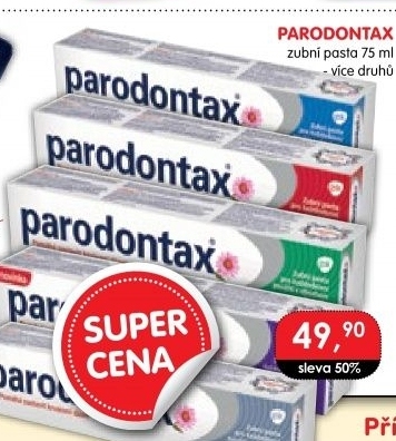 Pasty na zuby Parodontax