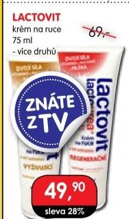 Krém na ruce Lactovit
