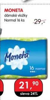 Vložky dámské Moneta