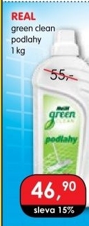 Čistič na podlahy Reál Green Clean