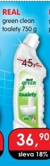 Gelový čistič WC Reál Green Clean