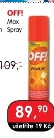 Repelent sprej na komáry a klíšťata Max Off!