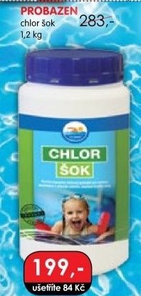 Přípravek do bazénu Chlor Šok Probazen