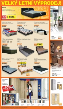 akční leták Sconto nábytek 22.6.2016-19.7.2016