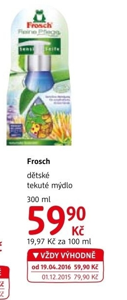 Tekuté mýdlo dětské Frosch