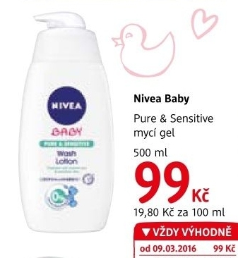 Mycí gel dětský Baby Nivea
