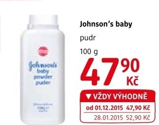 Pudr dětský Baby Johnson's