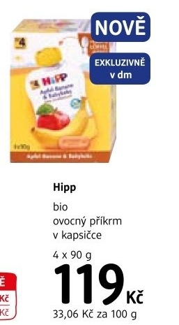 Ovocná kapsička bio HiPP