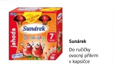 Ovocné pyré Sunárek Do ručičky