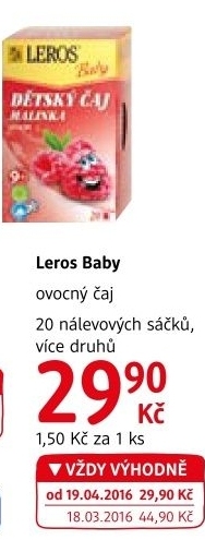 Čaj dětský Baby Leros