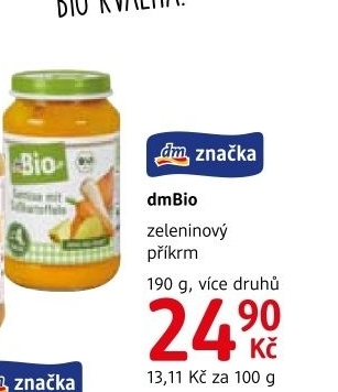 Příkrm zeleninový dm Bio