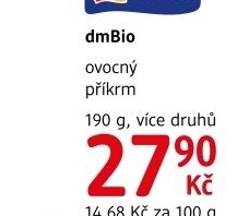 Příkrm ovocný dm Bio