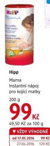 Instantní nápoj pro kojící matky Mama Hipp