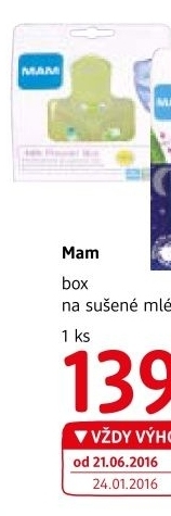 Box na sušené mléko MAM