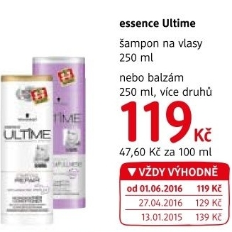 Šampon Schwarzkopf Essence Ultime