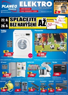 akční leták Planeo Elektro 22.6.2016-28.6.2016