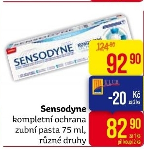 Pasta na zuby Kompletní ochrana Sensodyne