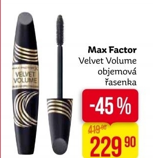Řasenka Velvet Volume Max Factor