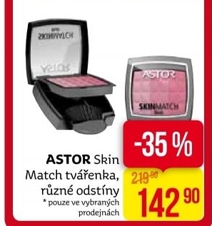 Tvářenka Skin Match Astor